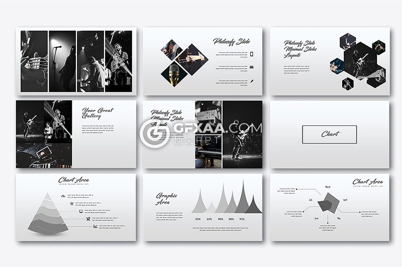 5套国外简约风格PPT模板合集 总页数200页 - 顶尖PPT