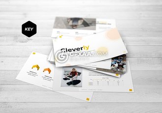 30页5种配色团队个人简历介绍keynote模板 - 顶尖PPT