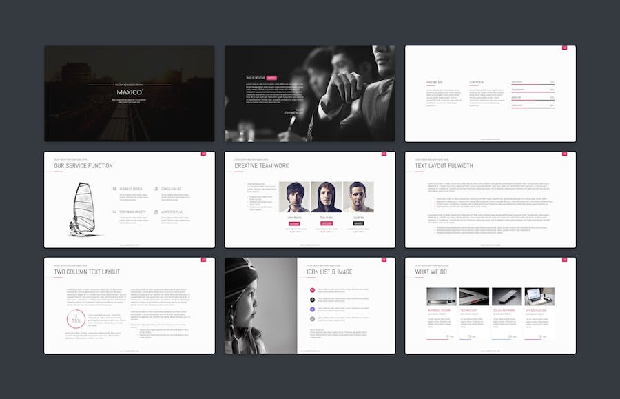 商业计划建议书企业团队介绍商务通用keynote模板 - 顶尖PPT