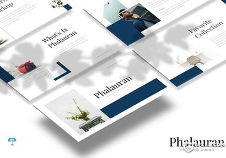 30页简约时尚风格企业介绍产品发布keynote模板5种配色 - 顶尖PPT