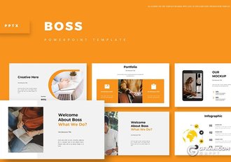 30页国外商务风格企业介绍工作报告PPT模板5种配色 - 顶尖PPT