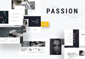 30页国外艺术摄影公司介绍案例展示Google slides模板 - 顶尖PPT