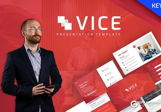 30页红色企业介绍团队展示项目会议keynote模板 - 顶尖PPT