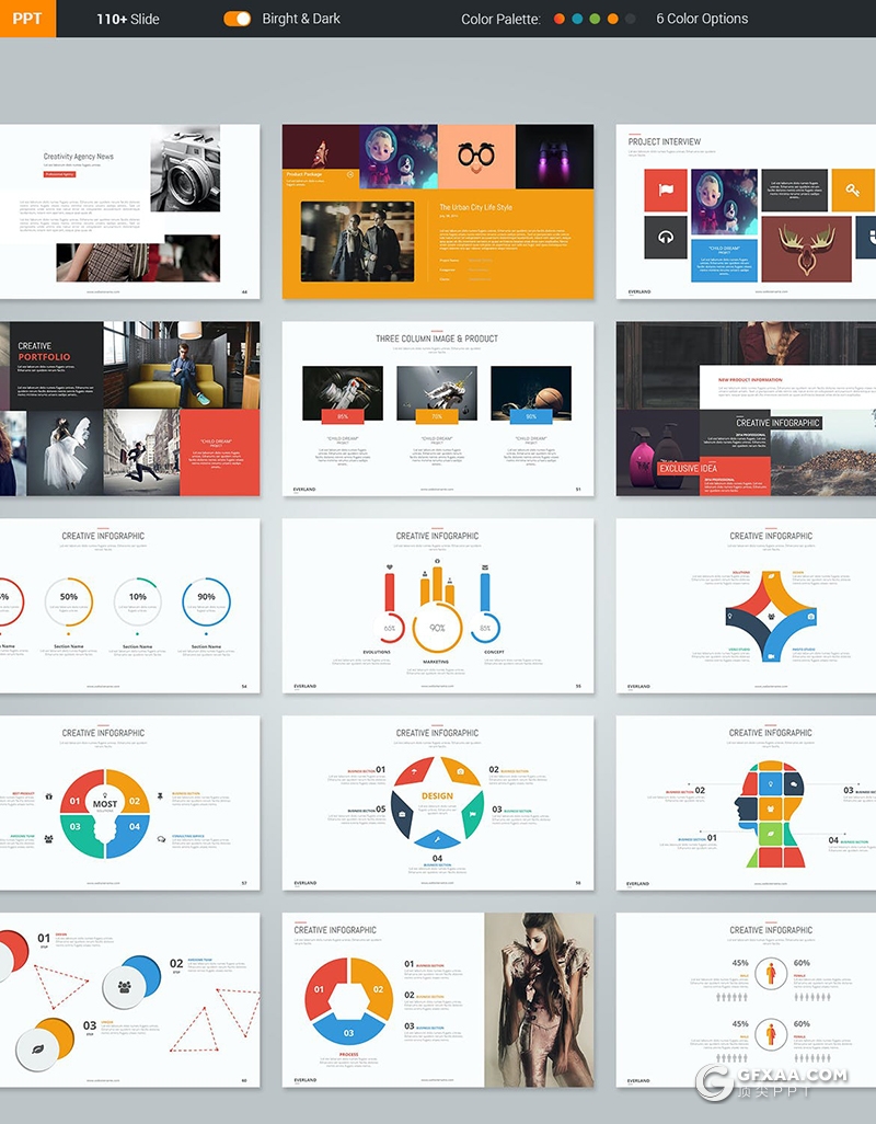60页创意简约风格商务工作总结项目提案keynote模板 - 顶尖PPT