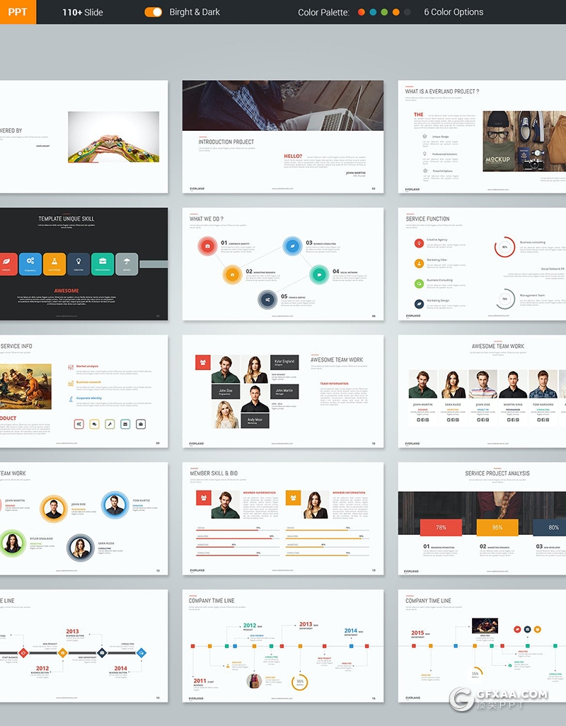 60页创意简约风格商务工作总结项目提案keynote模板 - 顶尖PPT