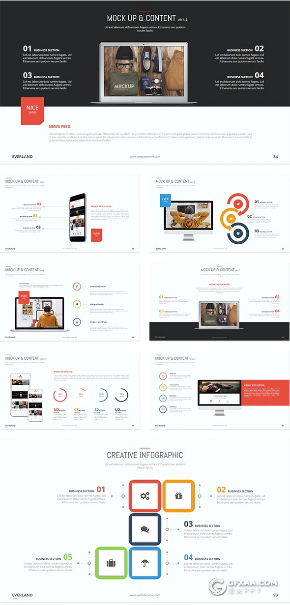 60页创意简约风格商务工作总结项目提案PPT模板 - 顶尖PPT