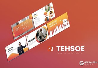 30页创意图形版式设计国外商务通用ppt模板 - 顶尖PPT