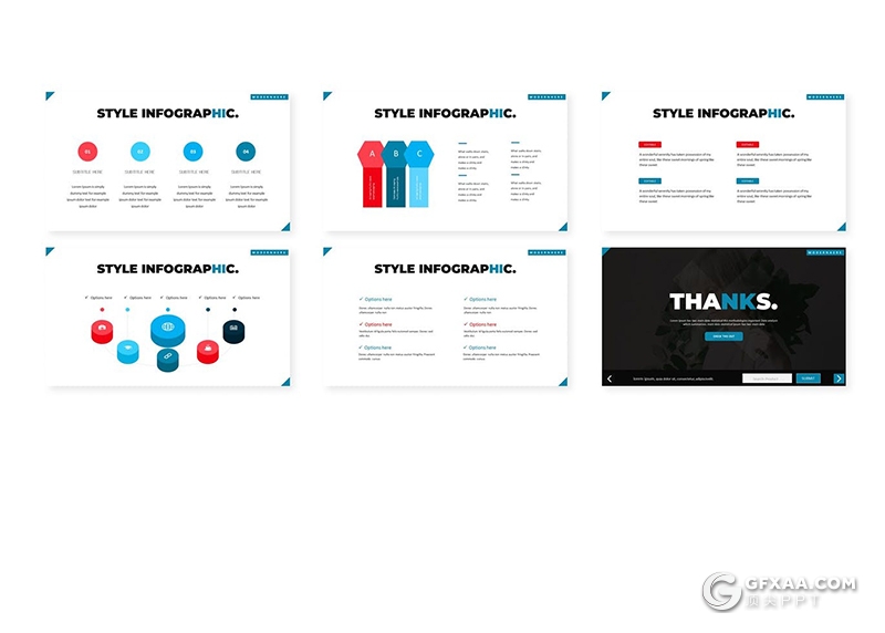 30页国外商务企业团队人员介绍通用Google slides模板5种配色 - 顶尖PPT