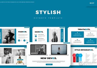 30页国外商务企业团队人员介绍通用keynote模板5种配色 - 顶尖PPT