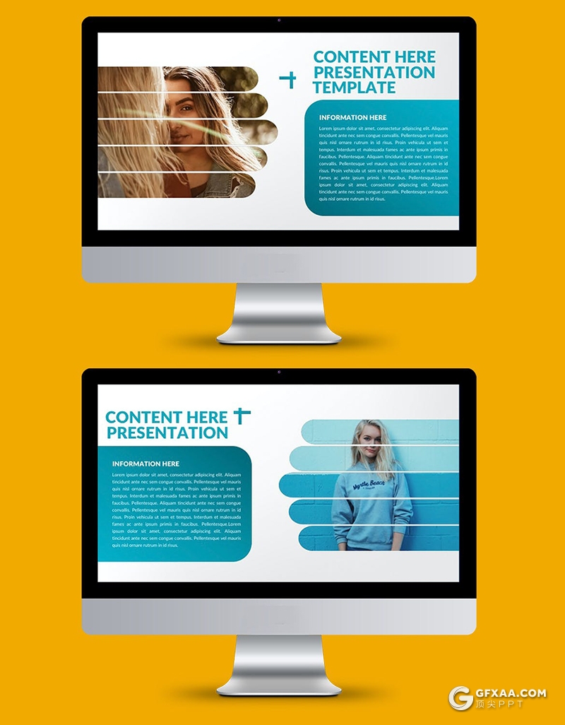 创意图片占位符国外图文简介keynote模板 - 顶尖PPT