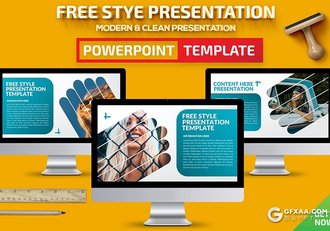 创意图片占位符国外图文简介PPT模板 - 顶尖PPT