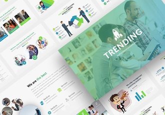 180页国外顶级商务keynote模板 创意数据图形3D立体图形合集keynote模板 - 顶尖PPT