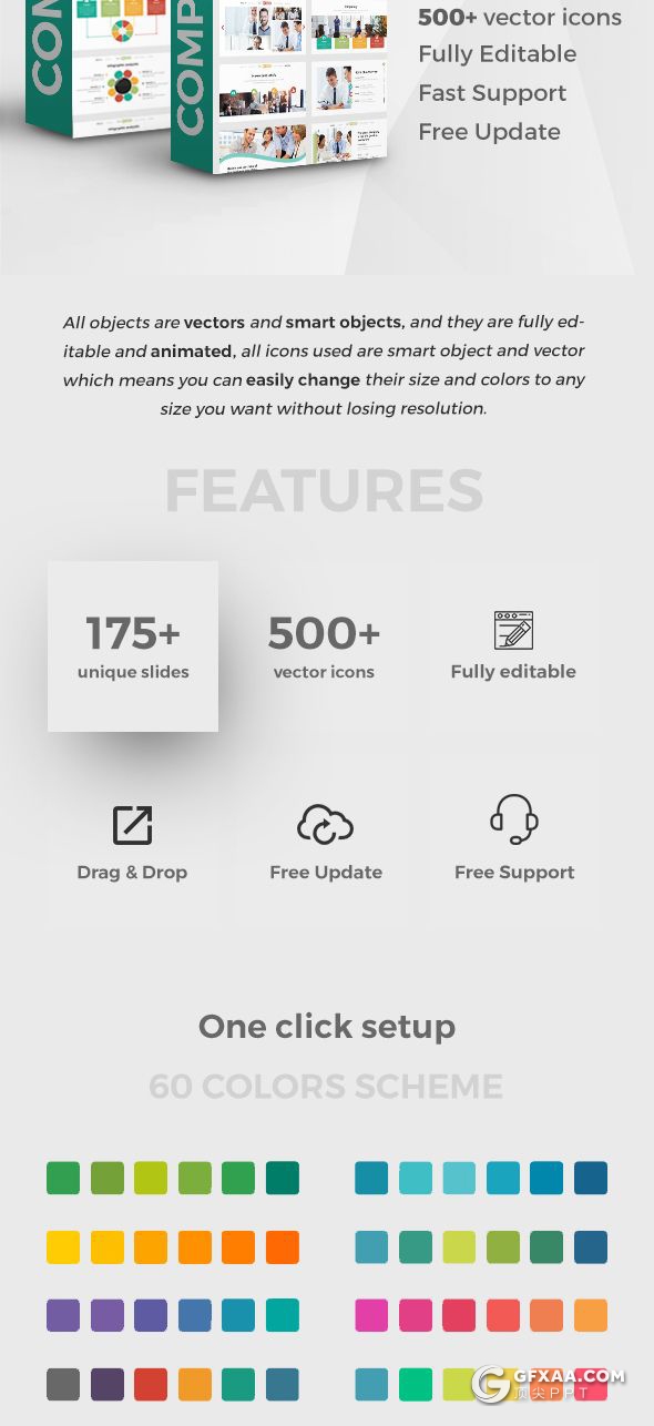 179页国外商务图形图表keynote企业简介项目管理工作规划卡通图形keynote模板下载 - 顶尖PPT