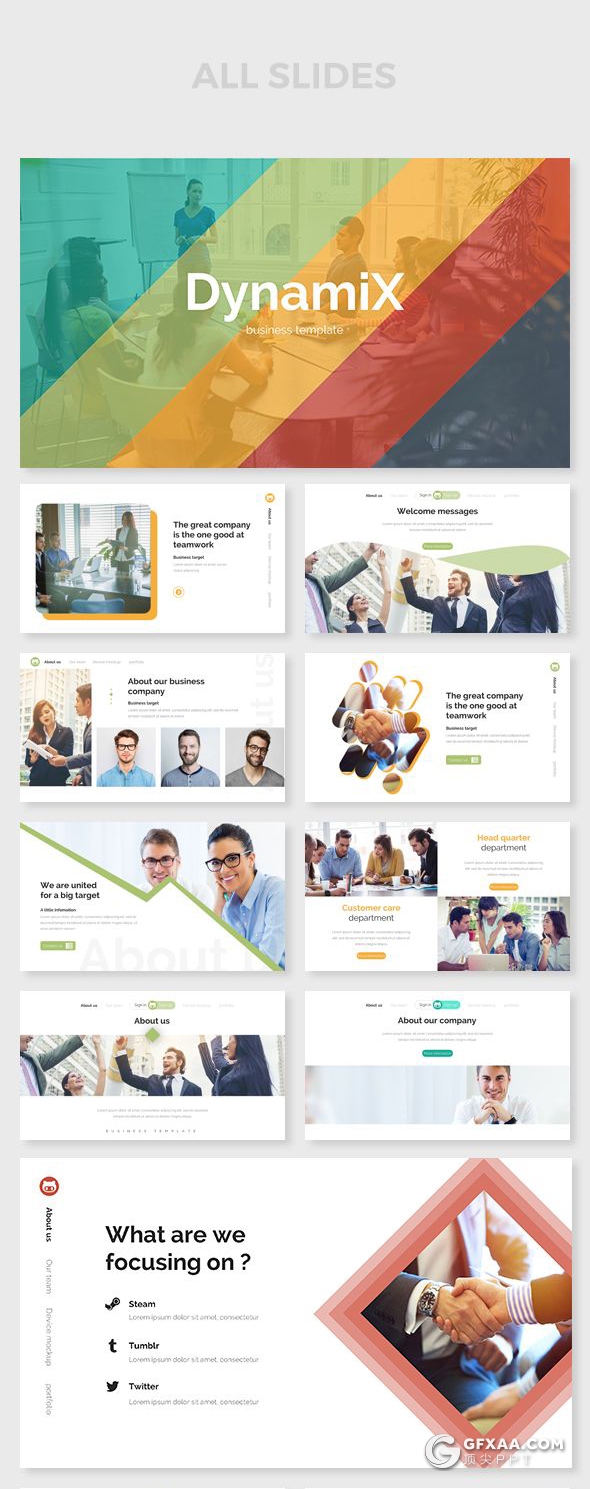 179页国外商务图形图表keynote企业简介项目管理工作规划卡通图形keynote模板下载 - 顶尖PPT