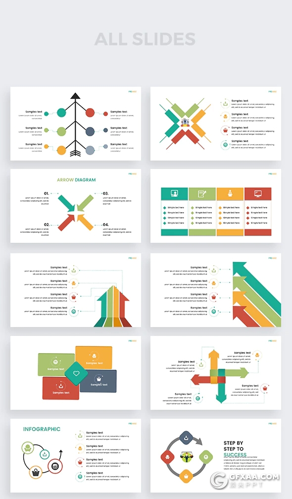 147页创意商务信息图形图表keynote模板下载 - 顶尖PPT