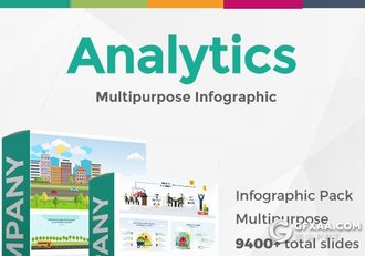 157页国外高端商务卡通人物插画keynote 商务数据图形图表keynote模板 - 顶尖PPT