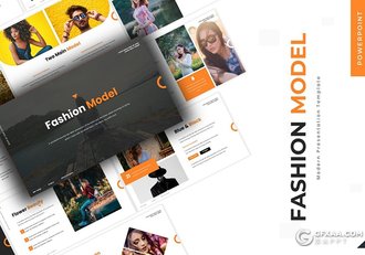 30页时尚女性主题行业PPT模板5种配色 - 顶尖PPT