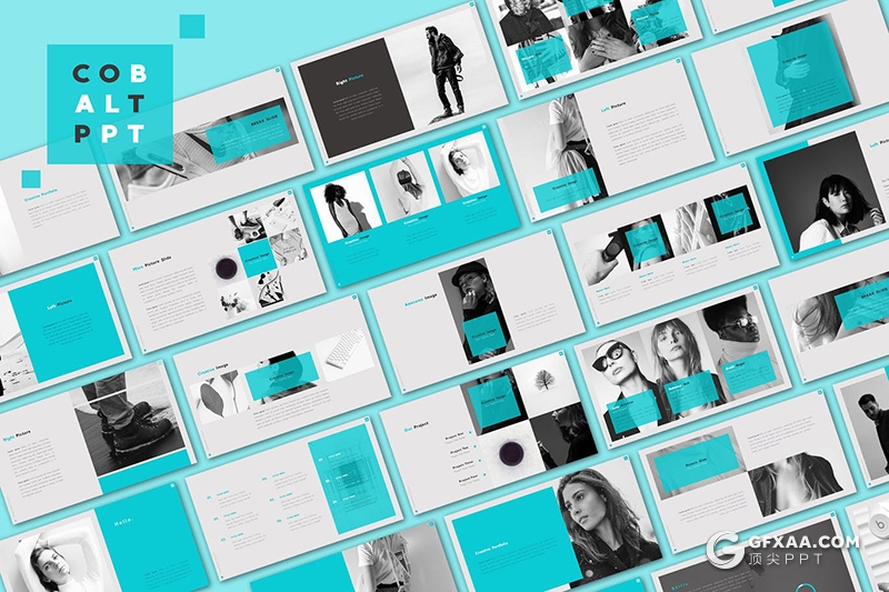 31页简约风格时尚模特鞋展服装展示PPT模板 - 顶尖PPT