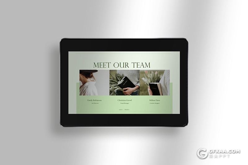 32页简约文艺风格国外PPT模板下载 - 顶尖PPT