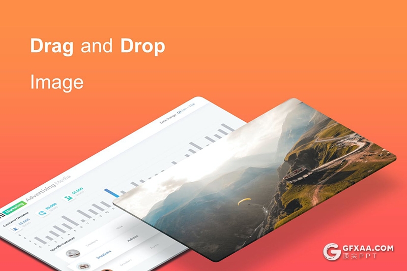 创意彩色数据统计图表仪表盘PPT模板赠送创意卡通人物插画PPT - 顶尖PPT