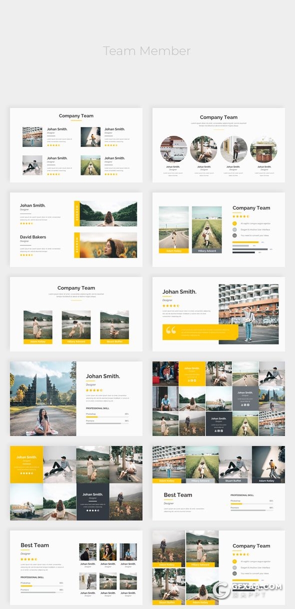 282页国外大型PPT模板商务图形世界各国地图标志性建筑插画商务通用PPT模板 - 顶尖PPT