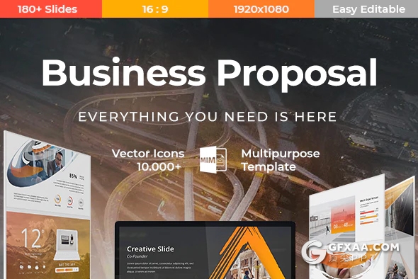 180页国外高端商务PPT模板数据图形地图企业介绍作品展示插画PPT模板 - 顶尖PPT