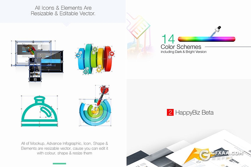 6套660页国外超强顶级商务工作汇报数据图形PPT模板合集 - 顶尖PPT