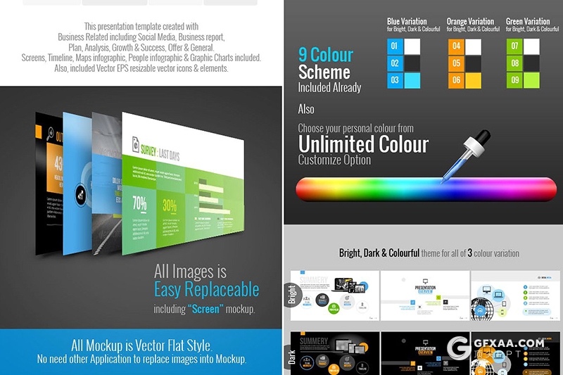 6套660页国外超强顶级商务工作汇报数据图形PPT模板合集 - 顶尖PPT