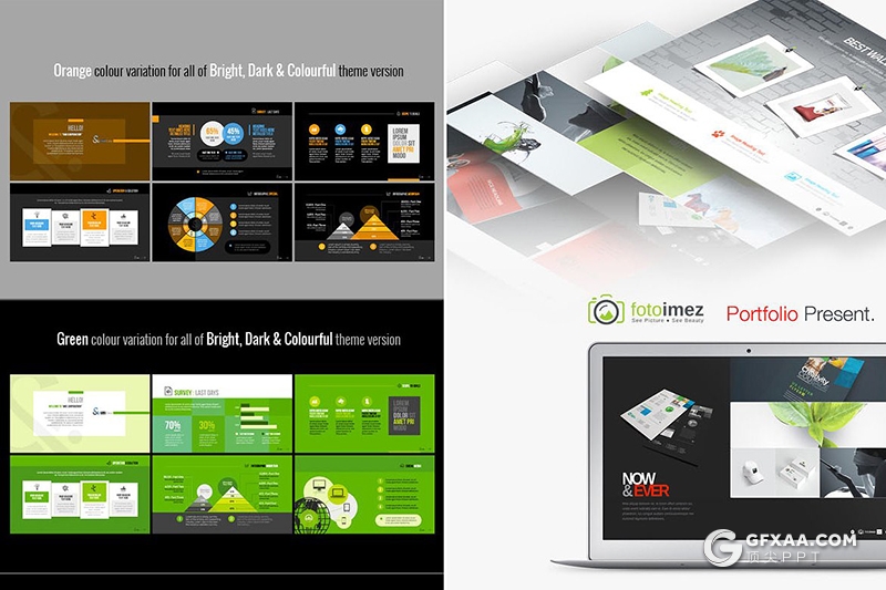 6套660页国外超强顶级商务工作汇报数据图形PPT模板合集 - 顶尖PPT