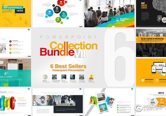 6套660页国外超强顶级商务工作汇报数据图形PPT模板合集 - 顶尖PPT