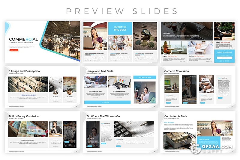 30页商业演示企业管理组织keynote模板 - 顶尖PPT
