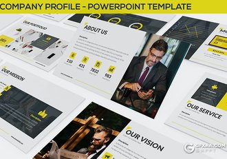 30页企业团队介绍商业项目合作工作计划总结国外PPT模板 - 顶尖PPT