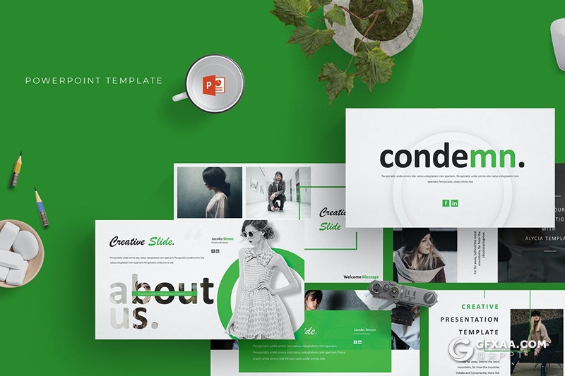 30页国外时尚风格商务工作计划数据统计PPT模板5种配色 - 顶尖PPT