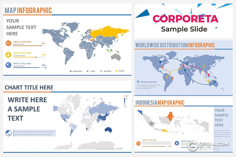 86页企业简介商业规划商业布局工作汇报PPT模板 - 顶尖PPT