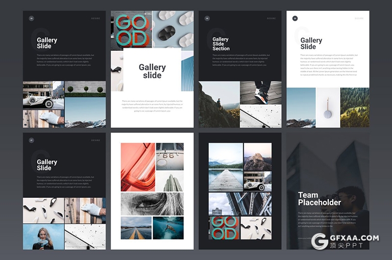 89页A4画册模板简约设计风格国外PPT模板 - 顶尖PPT