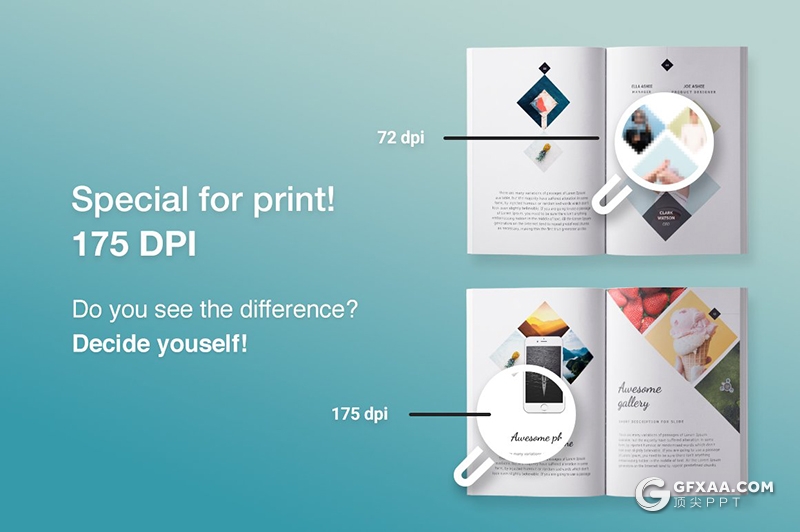 76页国外简约设计风格A4尺寸文艺唯美Google slides模板 - 顶尖PPT