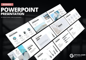 60页国外简约设计风格多用途PPT模板 - 顶尖PPT