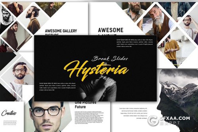 7套简约时尚流行风格国外PPT模板合集 - 顶尖PPT