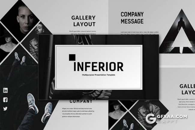 7套简约时尚流行风格国外PPT模板合集 - 顶尖PPT