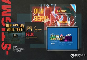 30页时尚杂志潮流风格PPT模板 - 顶尖PPT