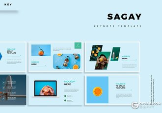 30页国外简约商务设计风格keynote模板 - 顶尖PPT