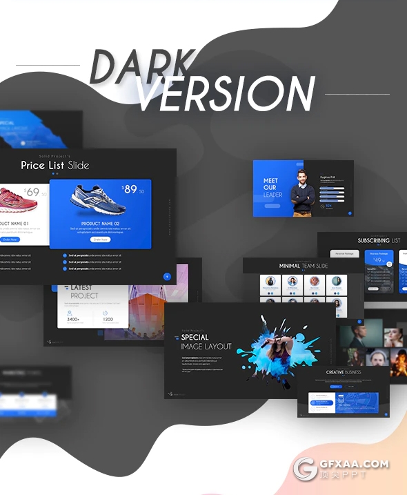 55页国外精美设计商业用途建筑或开发商通用keynote模板 - 顶尖PPT