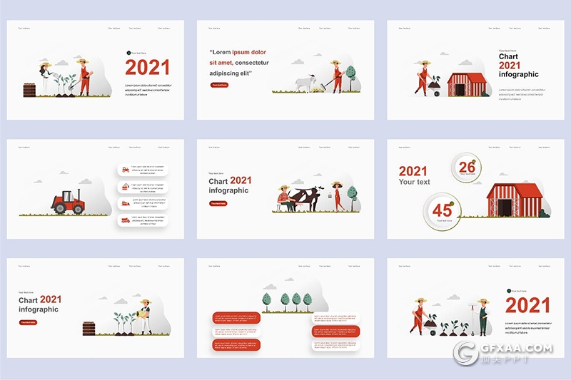 45页卡通插画ppt学校课堂教育学习PPT动画人物场景模板 - 顶尖PPT
