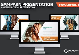 30页创意图片占位符图片展示PPT模板 - 顶尖PPT