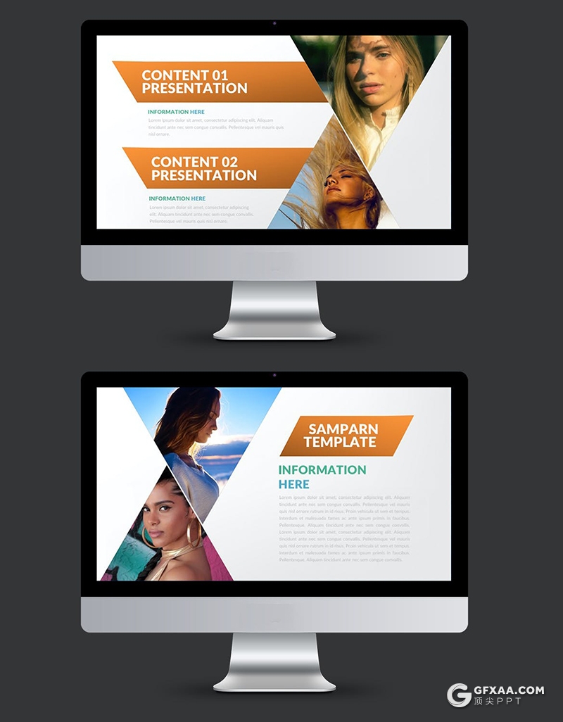 30页创意图片占位符图片展示keynote模板 - 顶尖PPT