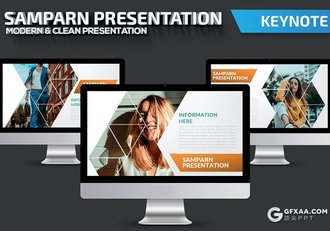 30页创意图片占位符图片展示keynote模板 - 顶尖PPT