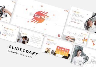 30页小清新风格时尚简约keynote模板下载 - 顶尖PPT