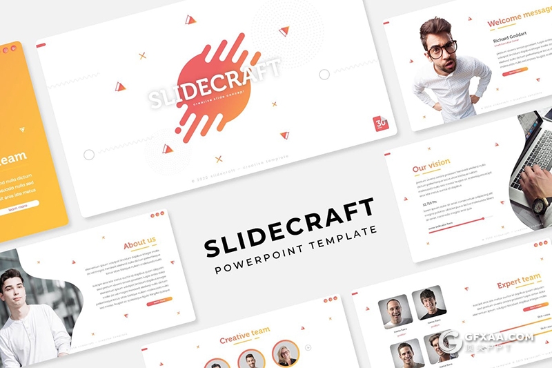 30页小清新风格时尚简约PPT模板下载 - 顶尖PPT