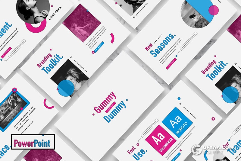 50页手绘风格创意欧美风格keynote模板 - 顶尖PPT