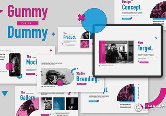 50页手绘风格创意欧美风格Google slides模板 - 顶尖PPT